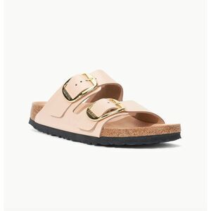 Birkenstock Arizona Big Buckle Sandals Women's US 7-7.5 EU 38 New Beige Slip On
